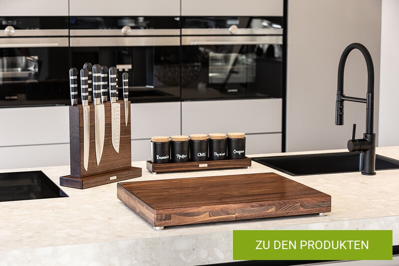 Design Schneidebrett Sets in Nussbaum