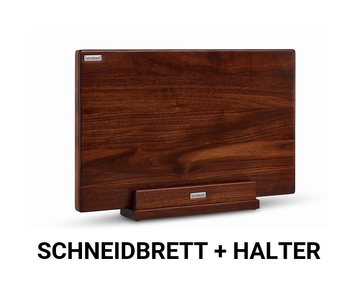 Schneidebrett im Halter