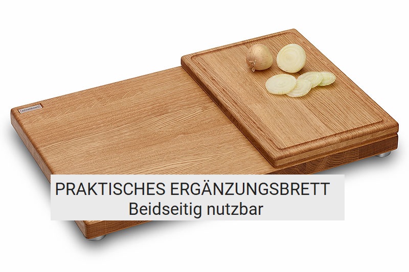 Schneidebrett Eiche mit Zwiebelbrett Eiche