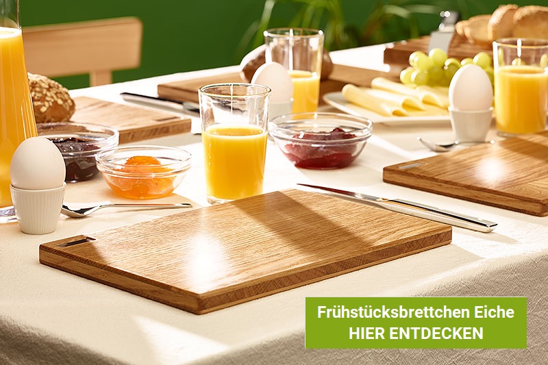 Frühstücksbrettchen aus Holz, Premium Frühstücksbretter von