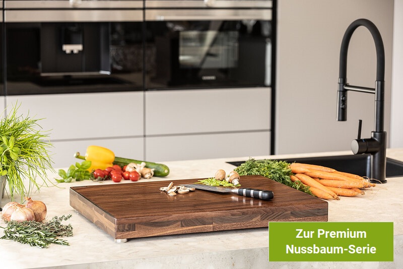 Schneidebrett Nussbaum Premium