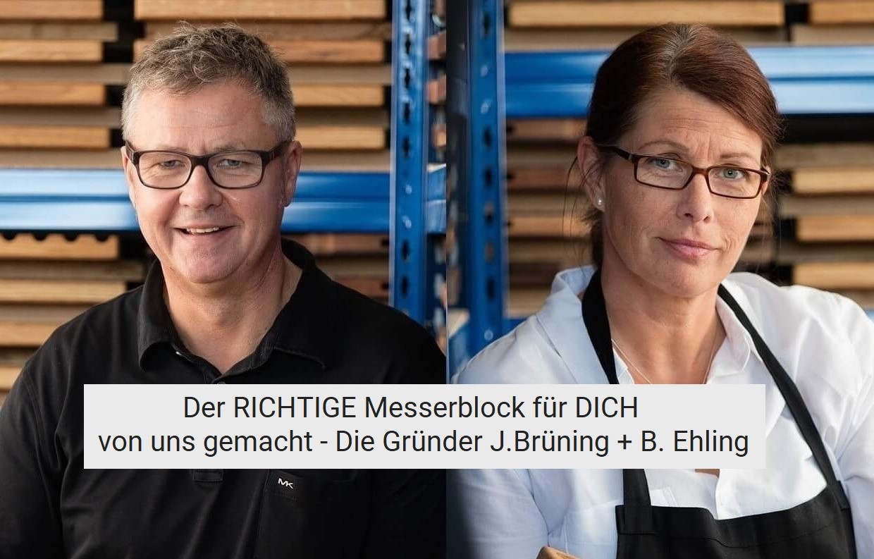 Jochen Brüning und Bettina Ehling, Gründer Schneidebrett-Experte