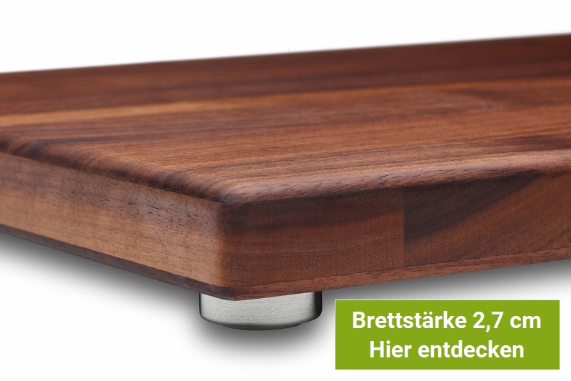 Schneidebrett Nussbaum Brettstärke dünn
