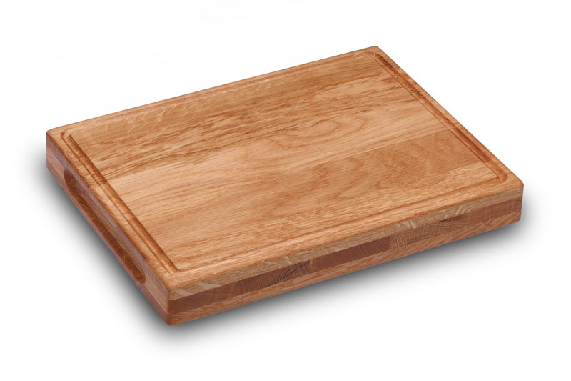 Hackblock Eiche Hackblock Eiche mit Saftrille und seitlicher Grffmulde
