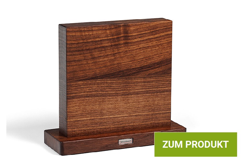Messerblock Nussbaum ohne Messer